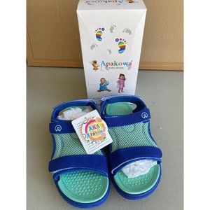 boys blue light weigh sandals with straps size 3 EU 35 New in box